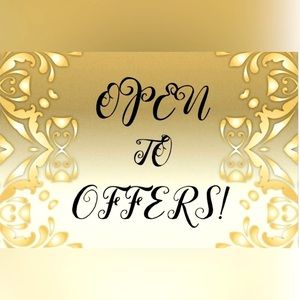 OPEN TO MOST OFFERS!